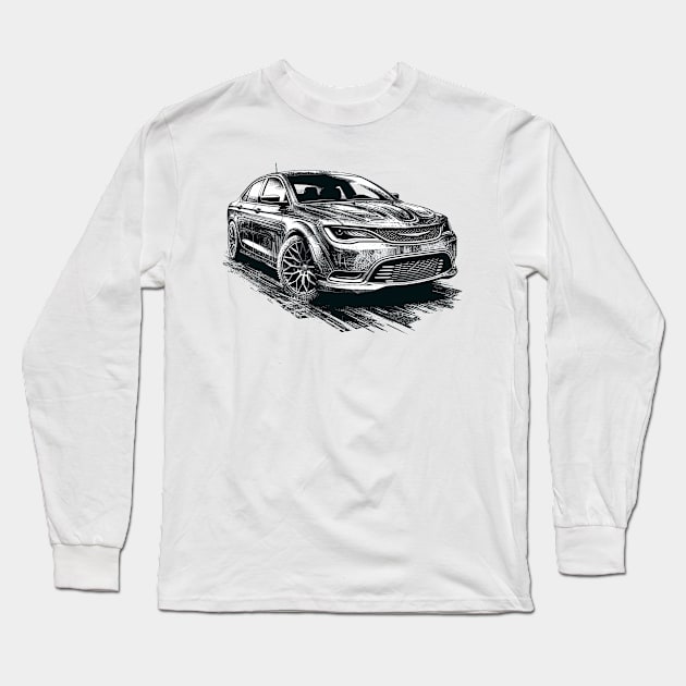 Chrysler 200 Long Sleeve T-Shirt by Vehicles-Art